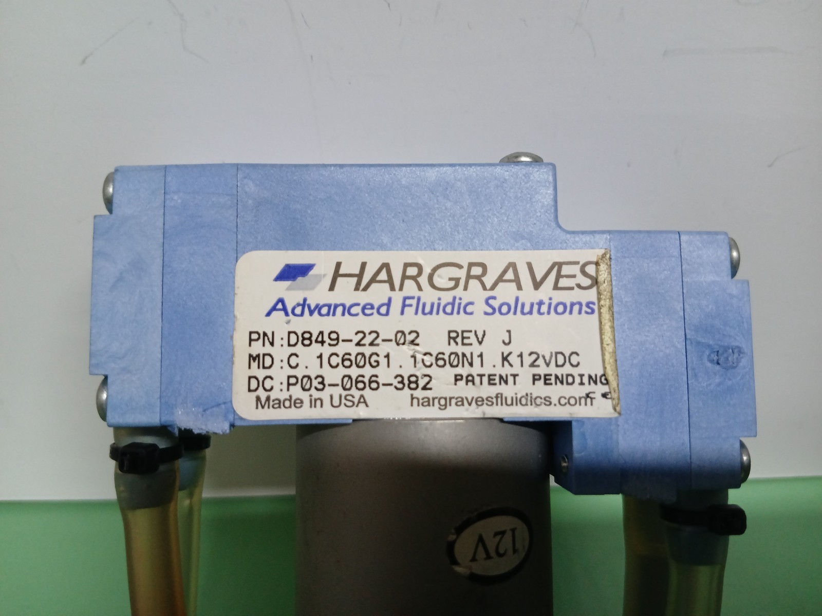 Hargraves #D840-22-02 pump