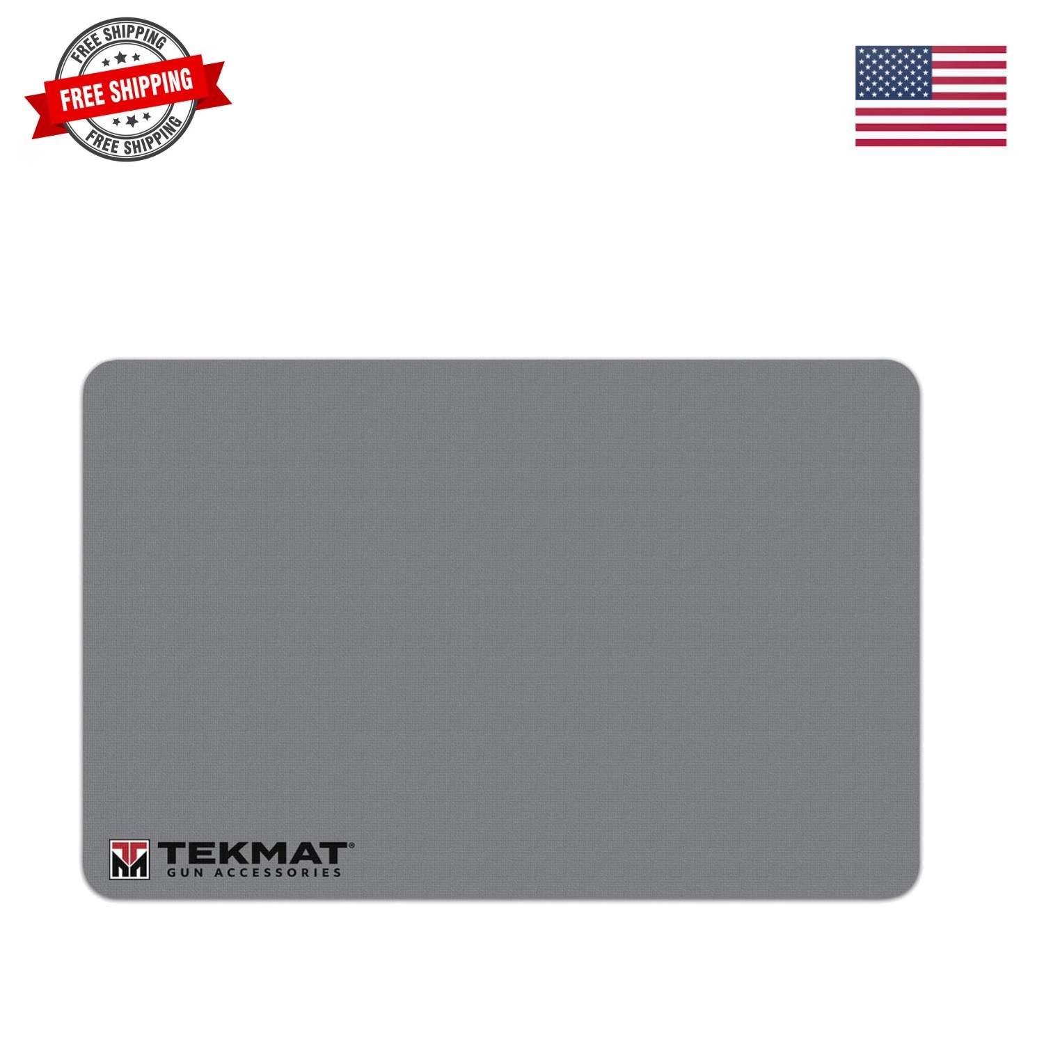 11" x 17" Plain Gray - 1/8" Thick Oil Resistant Non-Slip Waterproof Scratchpr...