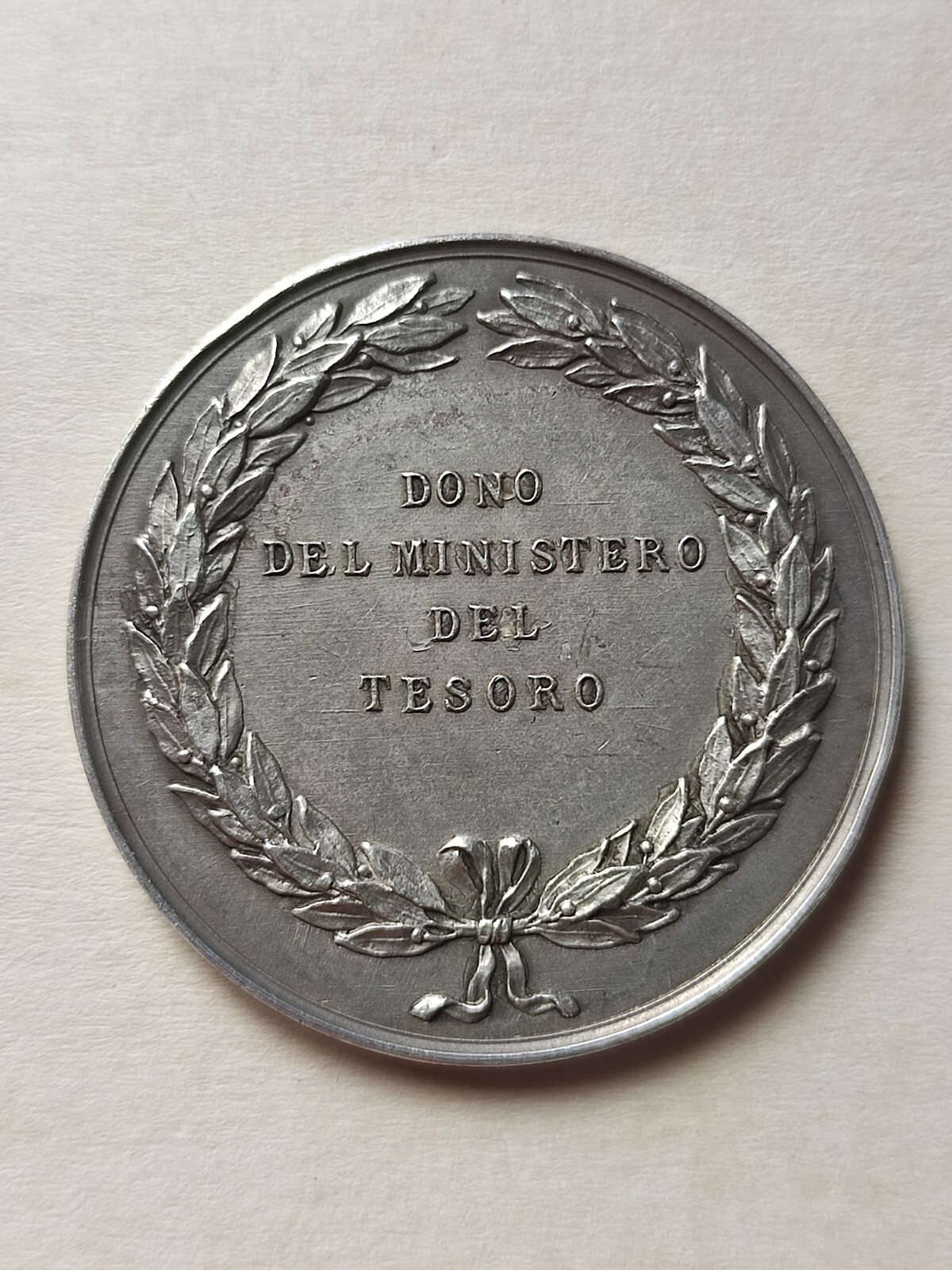 MEDAL REGIA MINT GIFT MINISTRY OF THE TREASURE VITTORIO EMANUELE III KING OF ITALY
