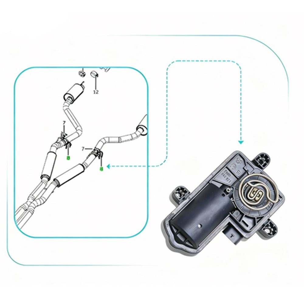 For 2015-2023 Dodge Charger 5.7L Left / Right Side Active Exhaust Valve Actuator