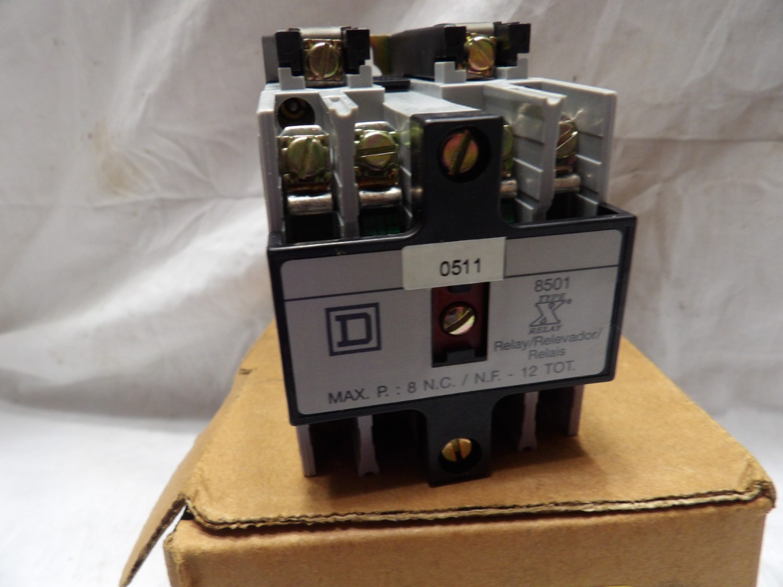 Square-D AC Control Relay Class 8501XO20V02