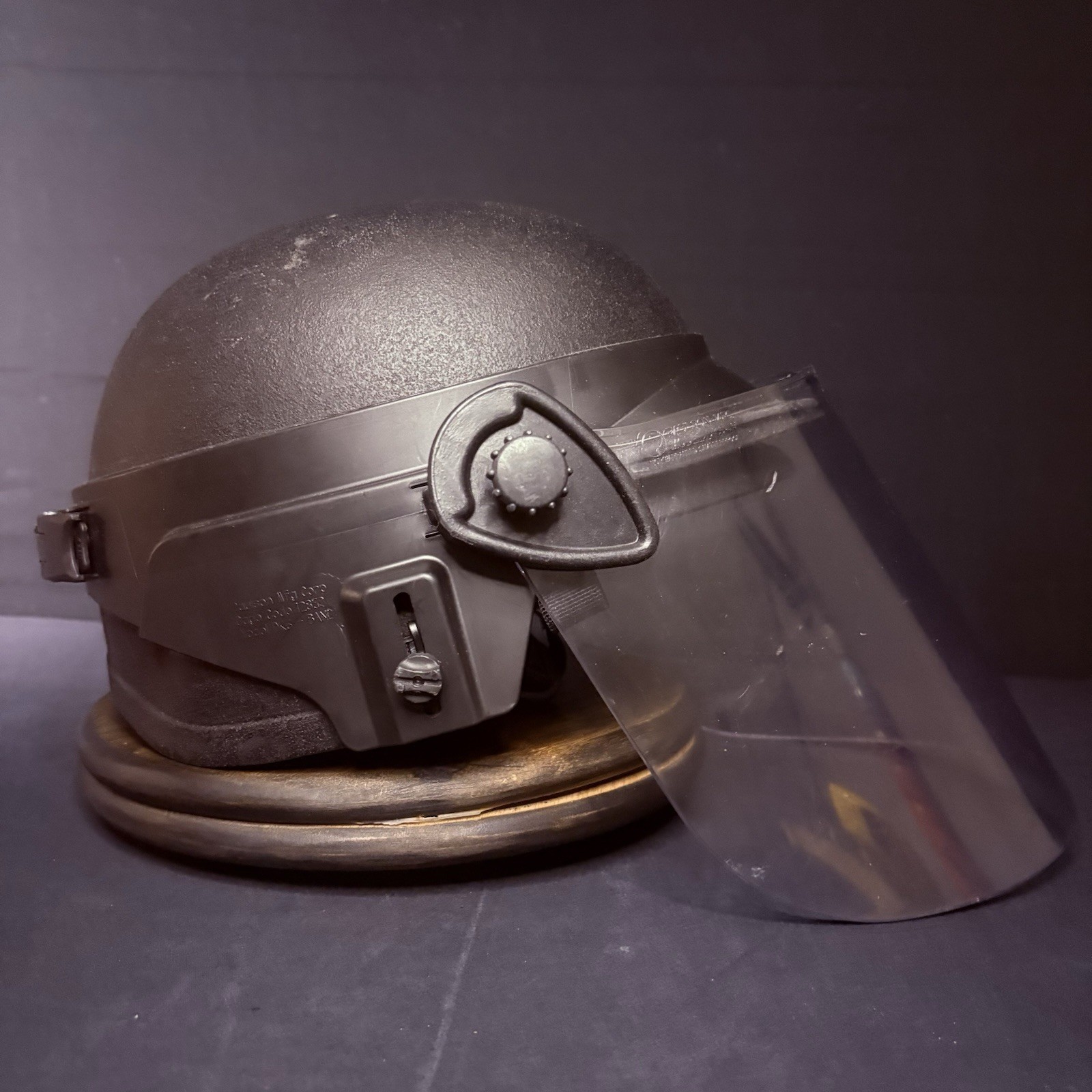 Protech 3A Helmet Size Large IIIA Ballistic w/Removable Face Shield