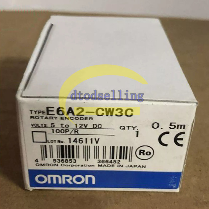 1piece NEW In Box OMRON rotary encoder E6A2-CW3C 100P/R E6A2CW3C