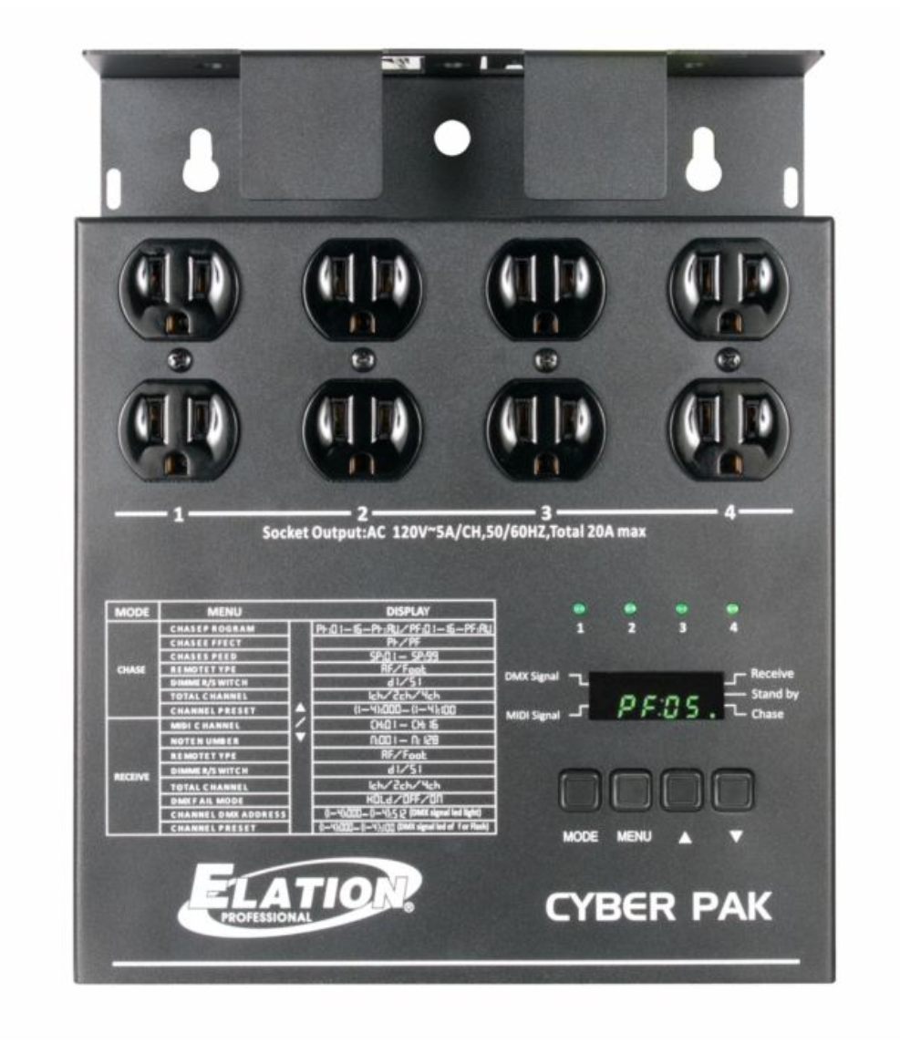 Elation Cyber Pack - 4 Channel Dimmer Pack