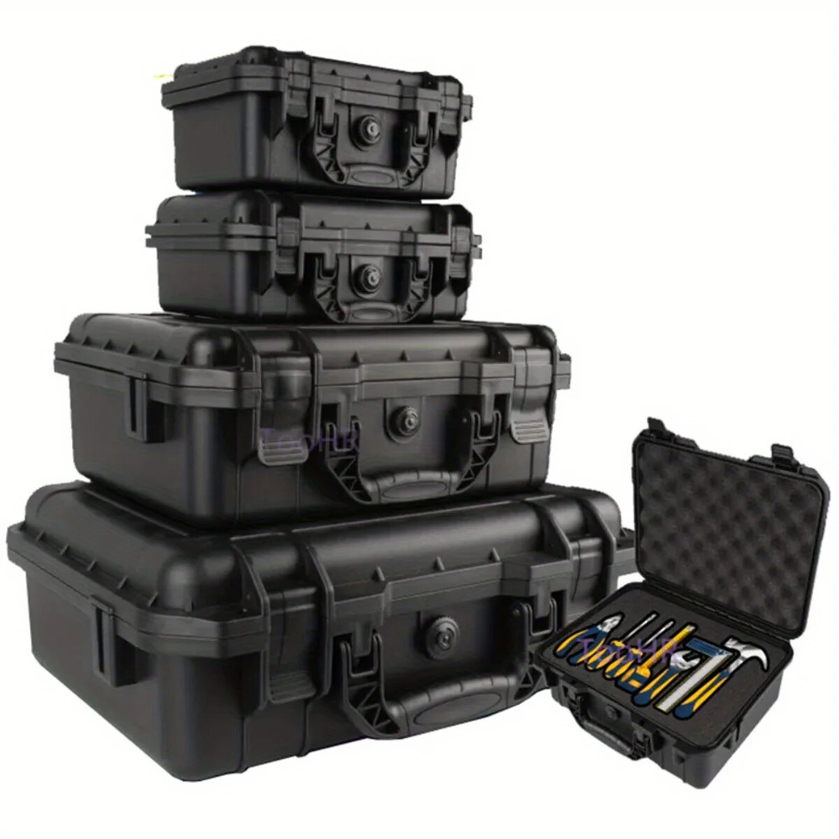 Waterproof Hard Carry Case Bag Tool With Pre-Cut Sponge Storage Box Safety UK
