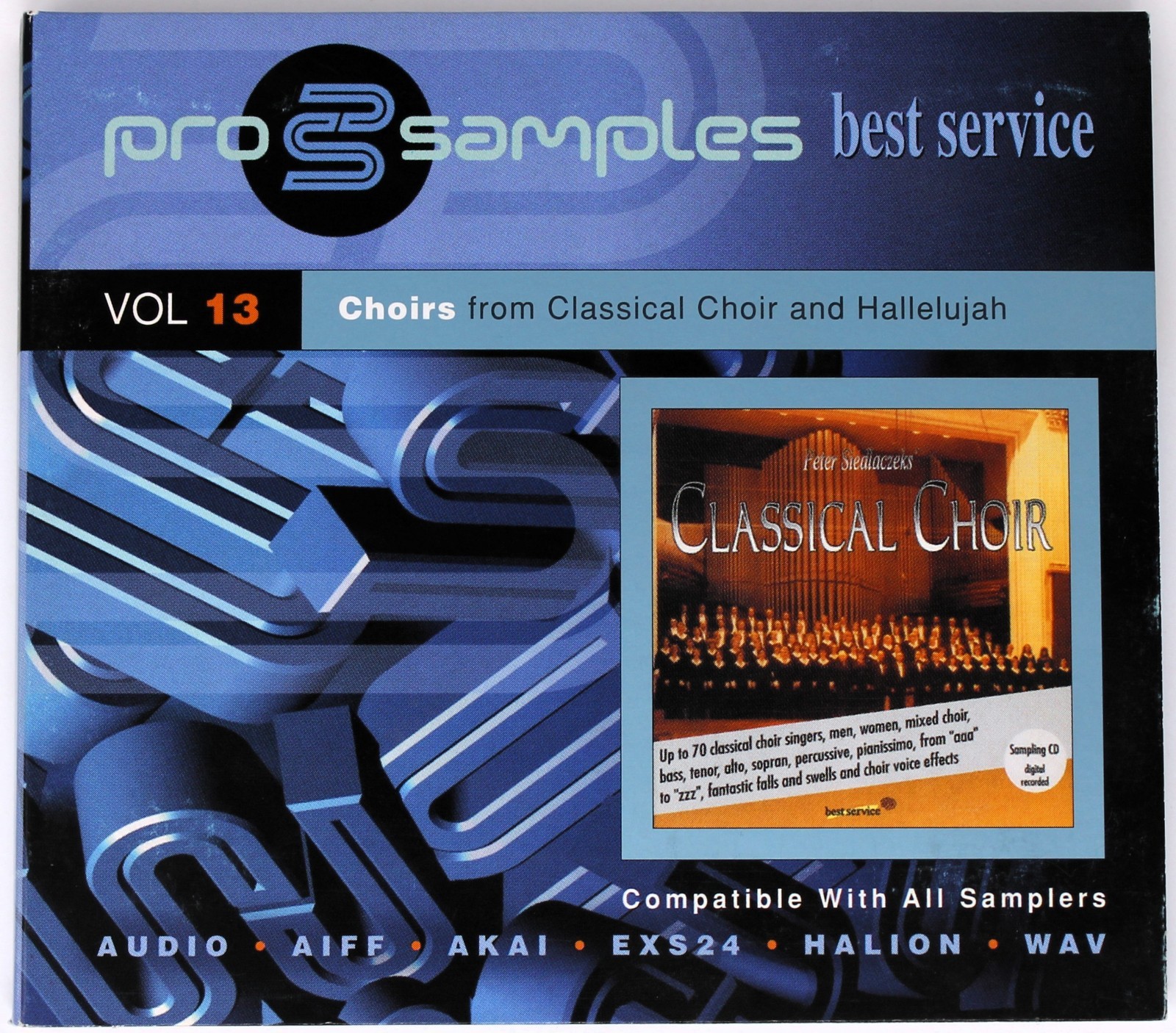 Best Service Pro Samples 13 Choirs Peter Siedlaczek Sound Library/Sampling 2 CD