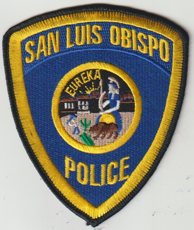 San Luis Osbispo Police obsolete patch ship from Australia