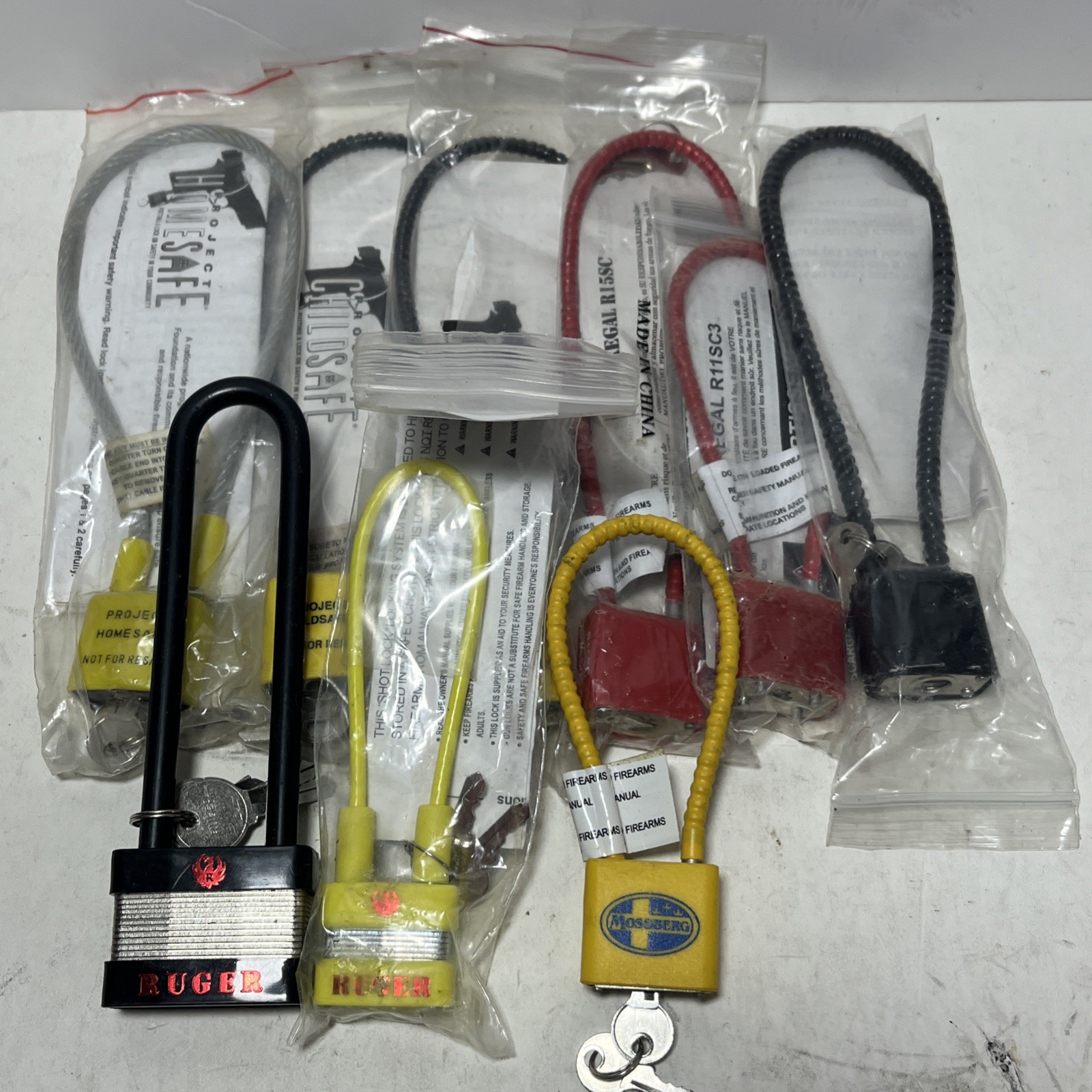 Lot Of 9 Gun Locks NEW Ruger Mossberg More