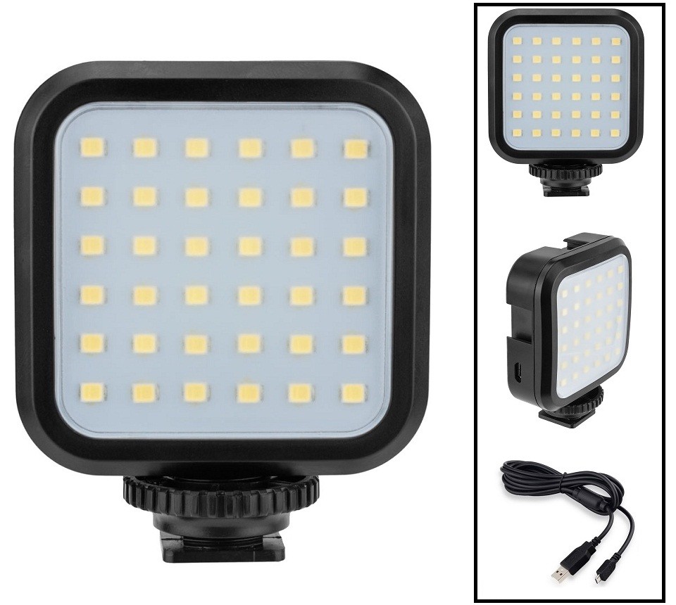 Array of LED Light (Rechargeable) for Panasonic Lumix DMC-GM1 DMC-GX7