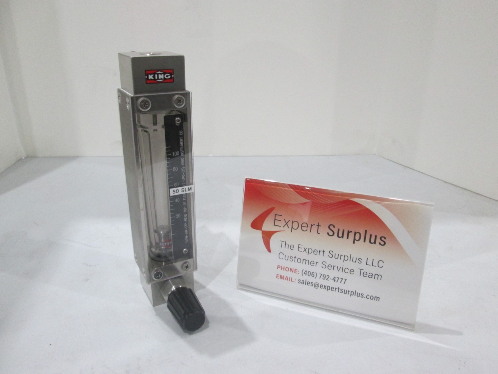King Instruments, 7453G22351, Flow Meter, Used