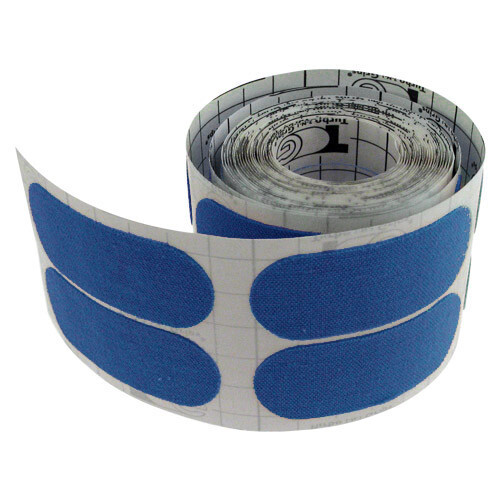 Turbo Grips Bowling 100 Pcs Pre-cut Blue Patch Skin Fitting Tape - Free Ship