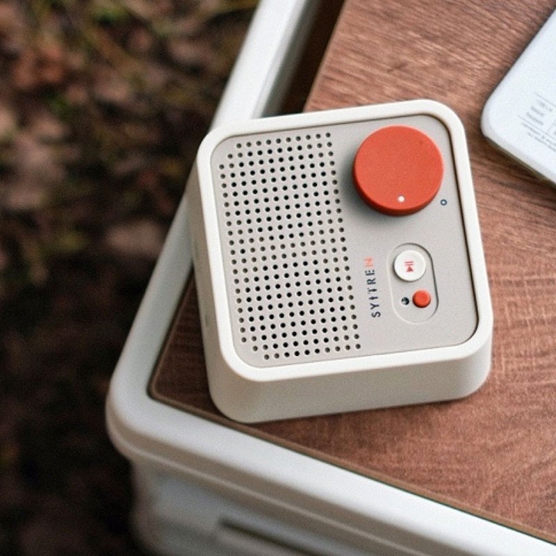 N100 White Bluetooth Speaker for Syitren USB Type-C Portable Bluetooth Speaker #