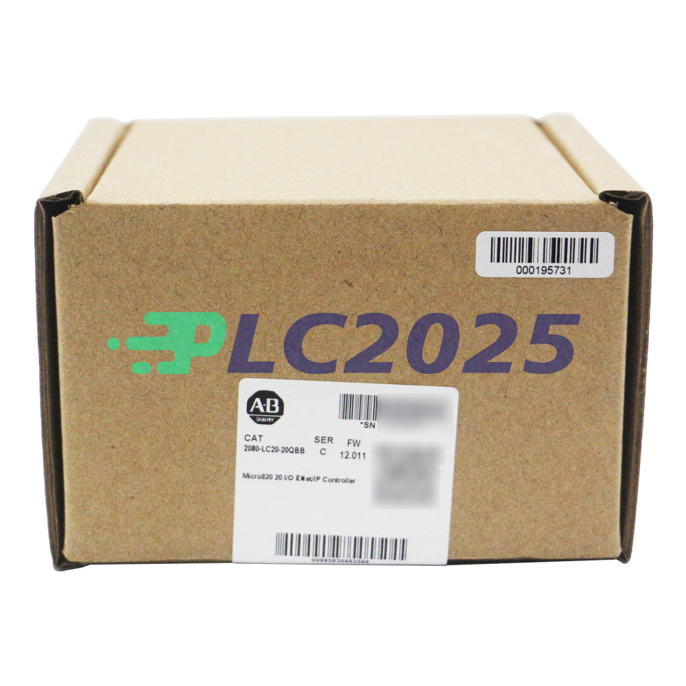 New Allen-Bradley 2080-LC20-20QBB Micro820 20 I/O ENet/IP Controller