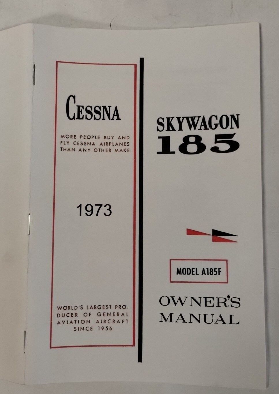 Cessna 1973 Model A185F Skywagon Owner's Manual-Copy