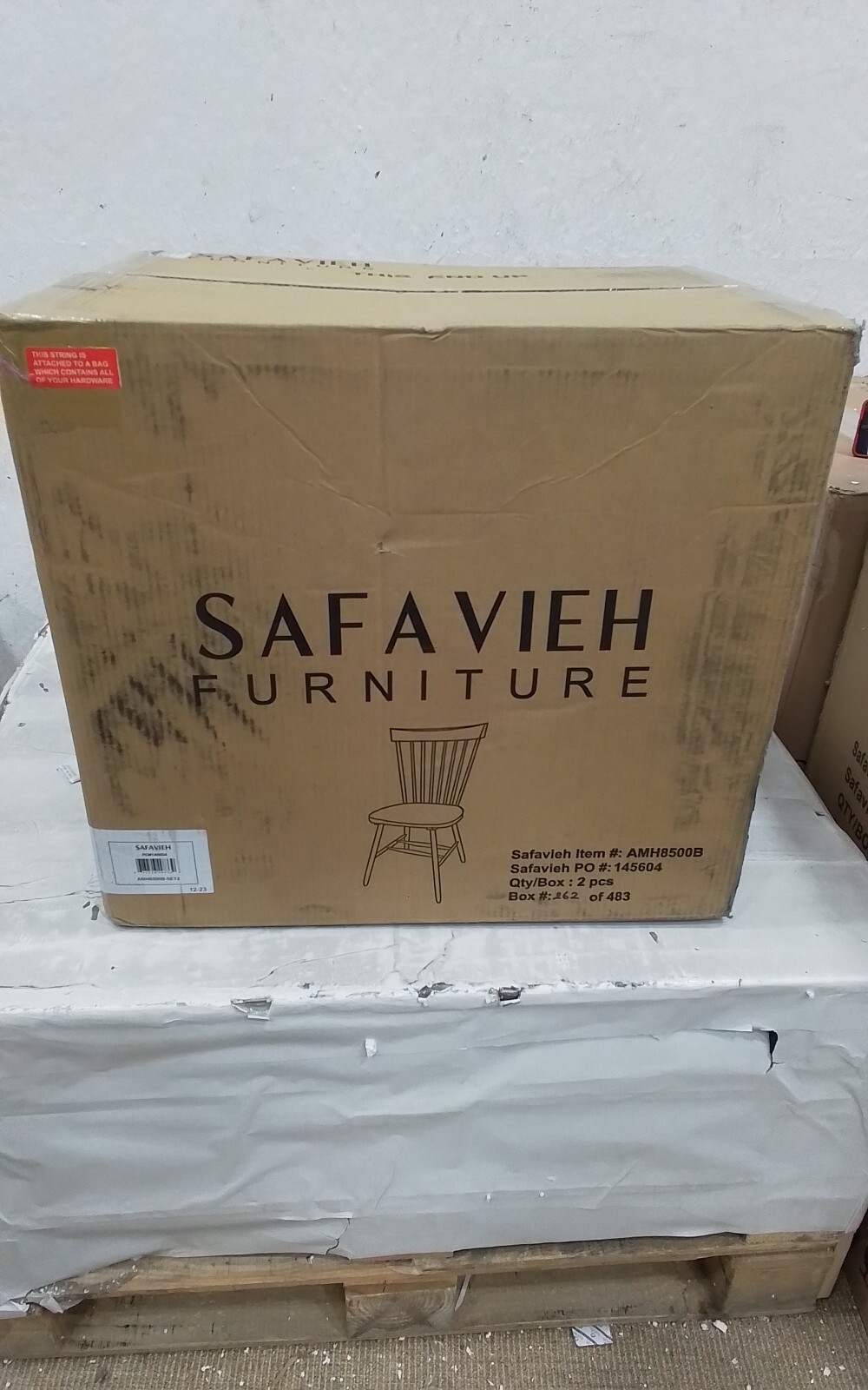 Safavieh PARKER SPINDEL SIDE CHAIR, Reduced Price 2172734495 AMH8500B