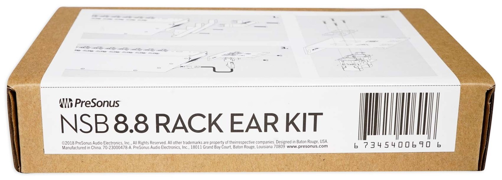 PRESONUS NSB 8.8 Rack Mount Kit w/2) Blank Panels+Ethercon jack Panel+2) cables
