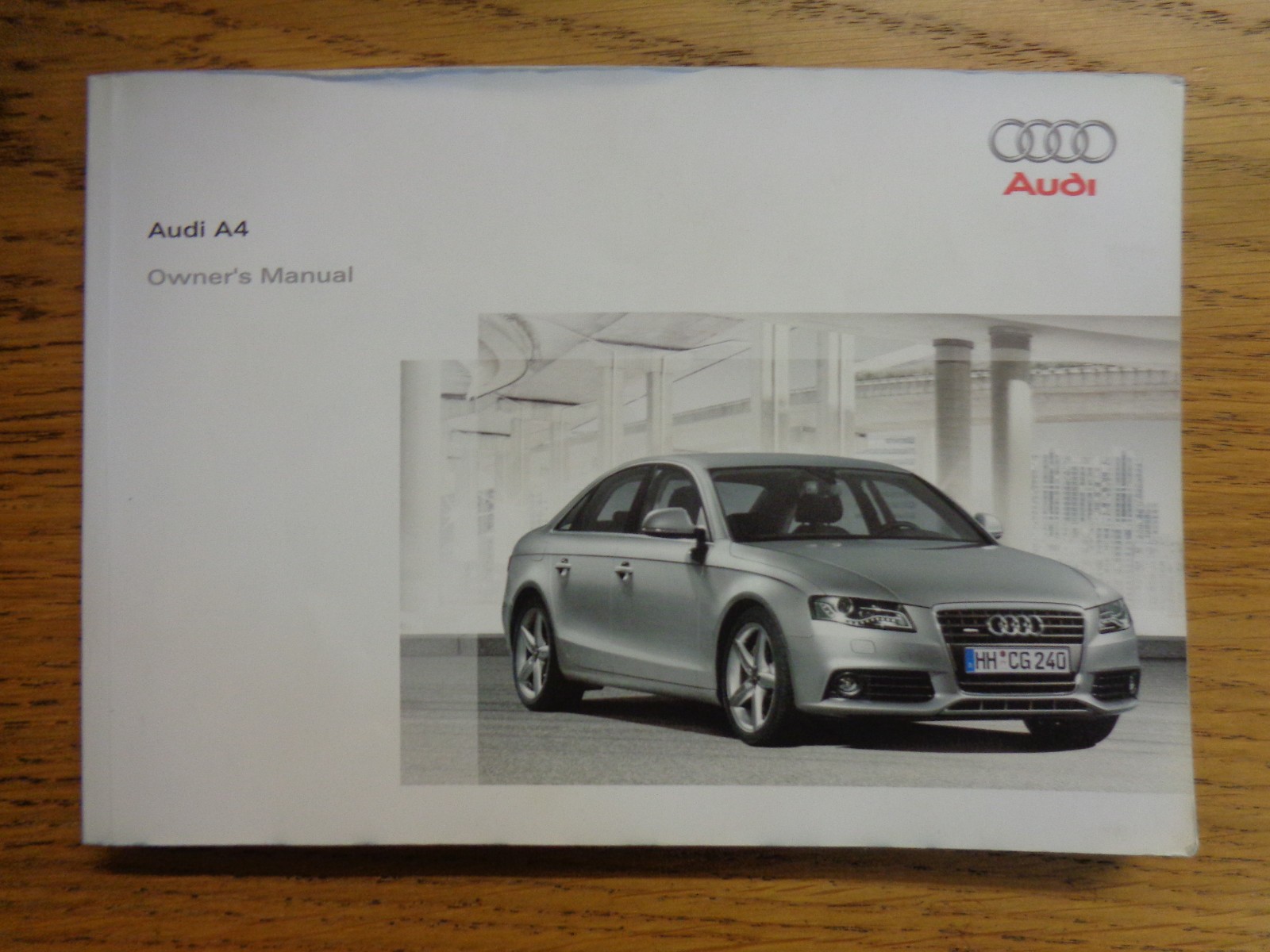 Audi A4 Saloon Owners Handbook/Manual 08-12