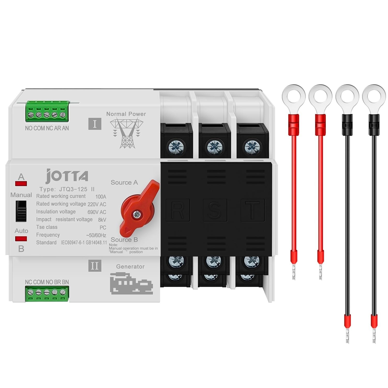 Generator ATS 3P 100A 220V Automatic Switch