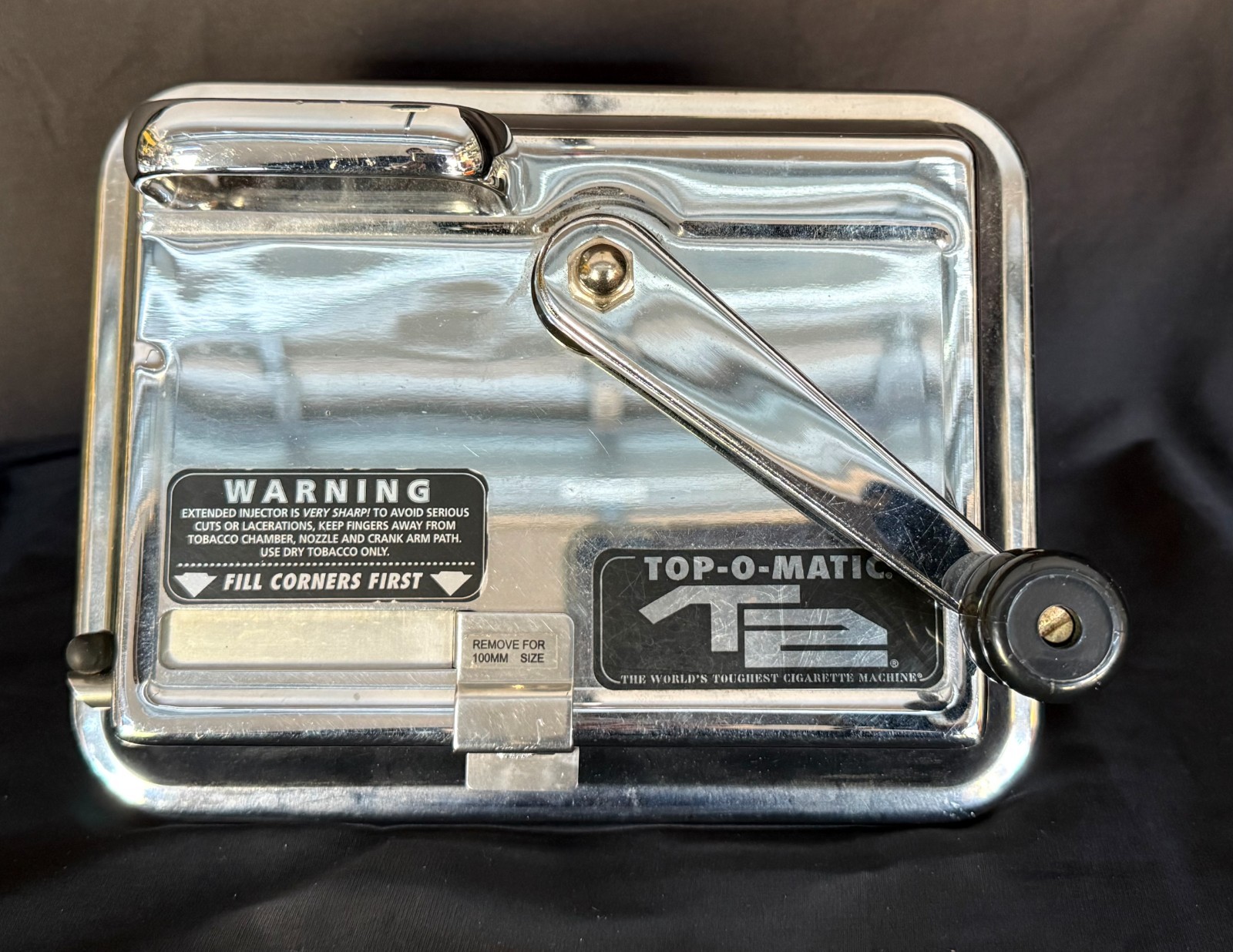 Top‑O‑Matic T2 Cigarette Rolling Machine “World’s Toughest” Heavy‑Duty Roller