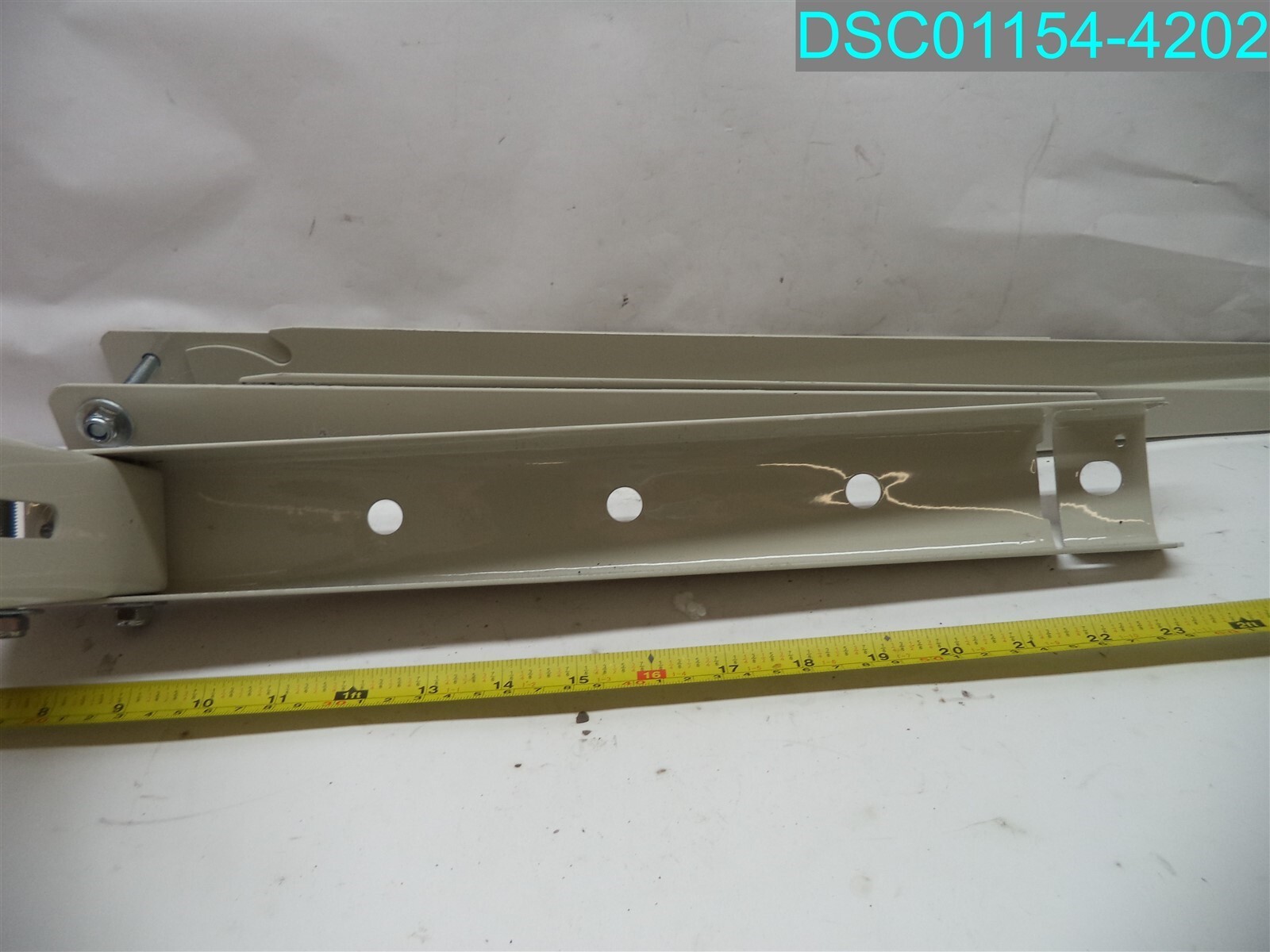 QTY=2: 18" x 22" Folding Shelf Bracket Cream