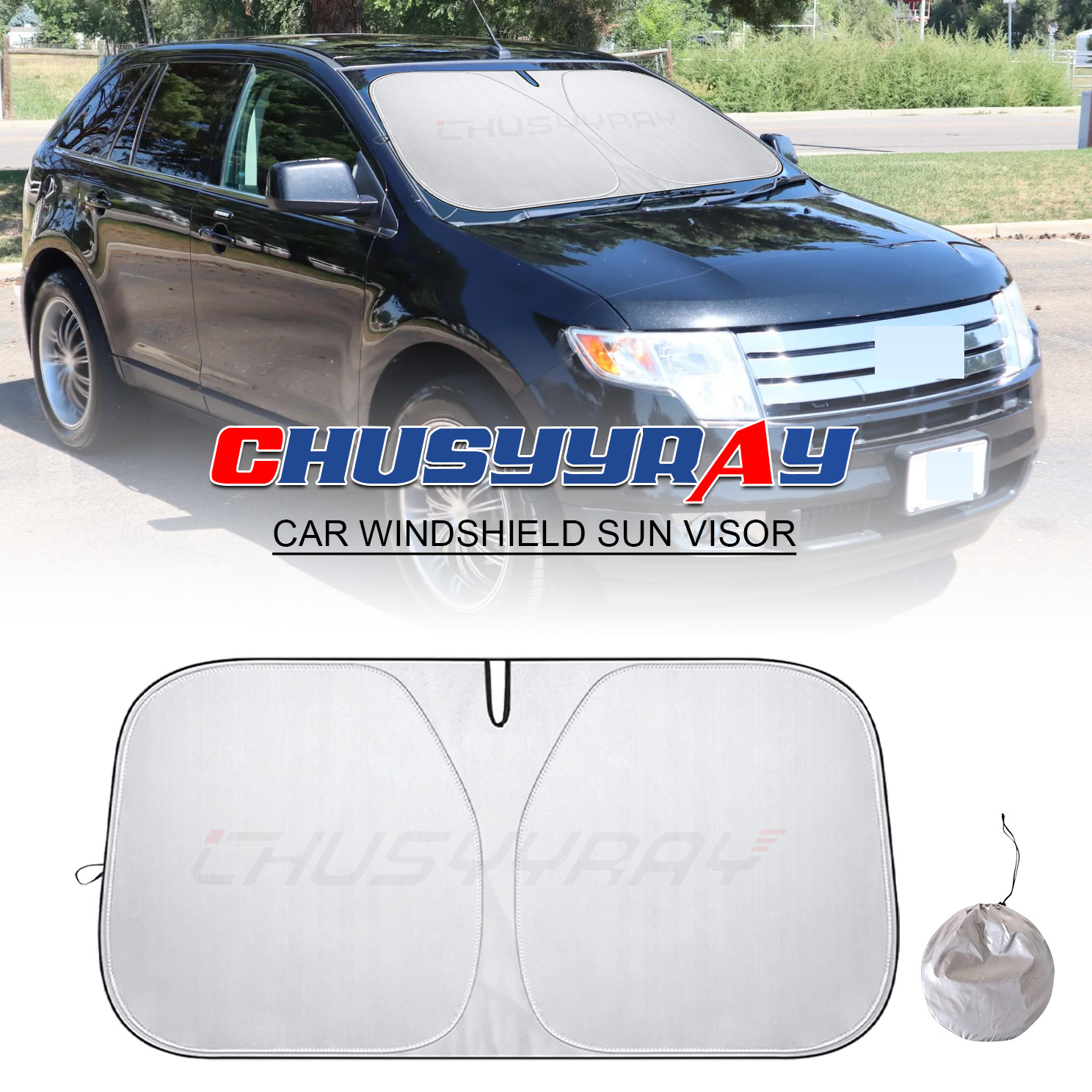 Car Windshield Sunshade Cover UV Block Sun Visor For Ford EDGE 2010-2014