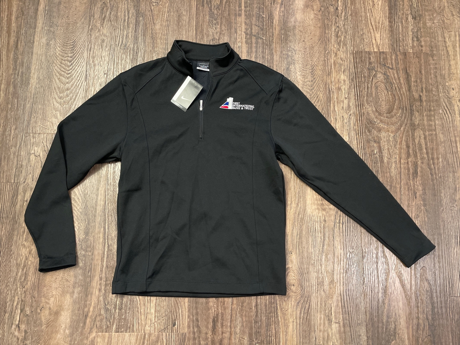 Nike Golf Cover-Up 1/4 Zip Pullover Men’s Small 400099-010 Black New With Tag