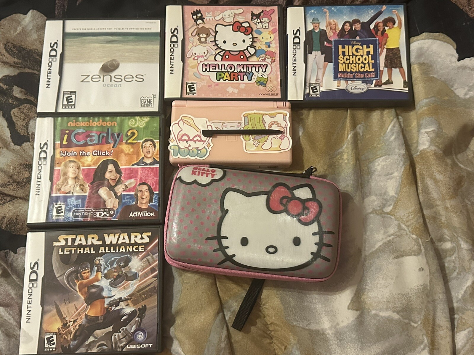 nintendo ds lite pink