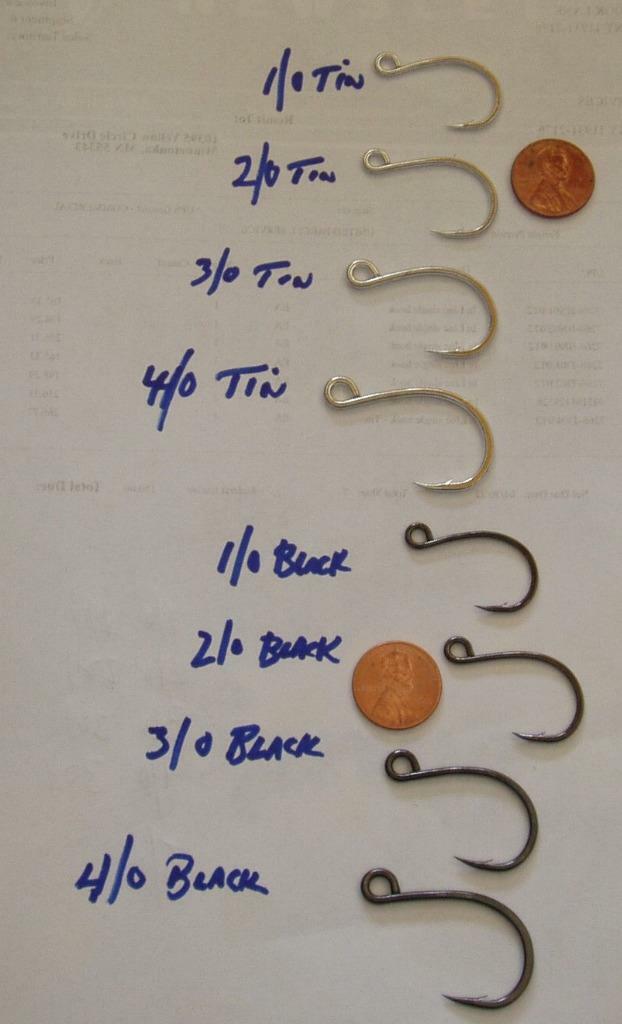11 NEW VMC INLINE SINGLE  HOOKS #7266 U PICK SIZE  FREE SHIP!  U GET 11 HOOKS!!
