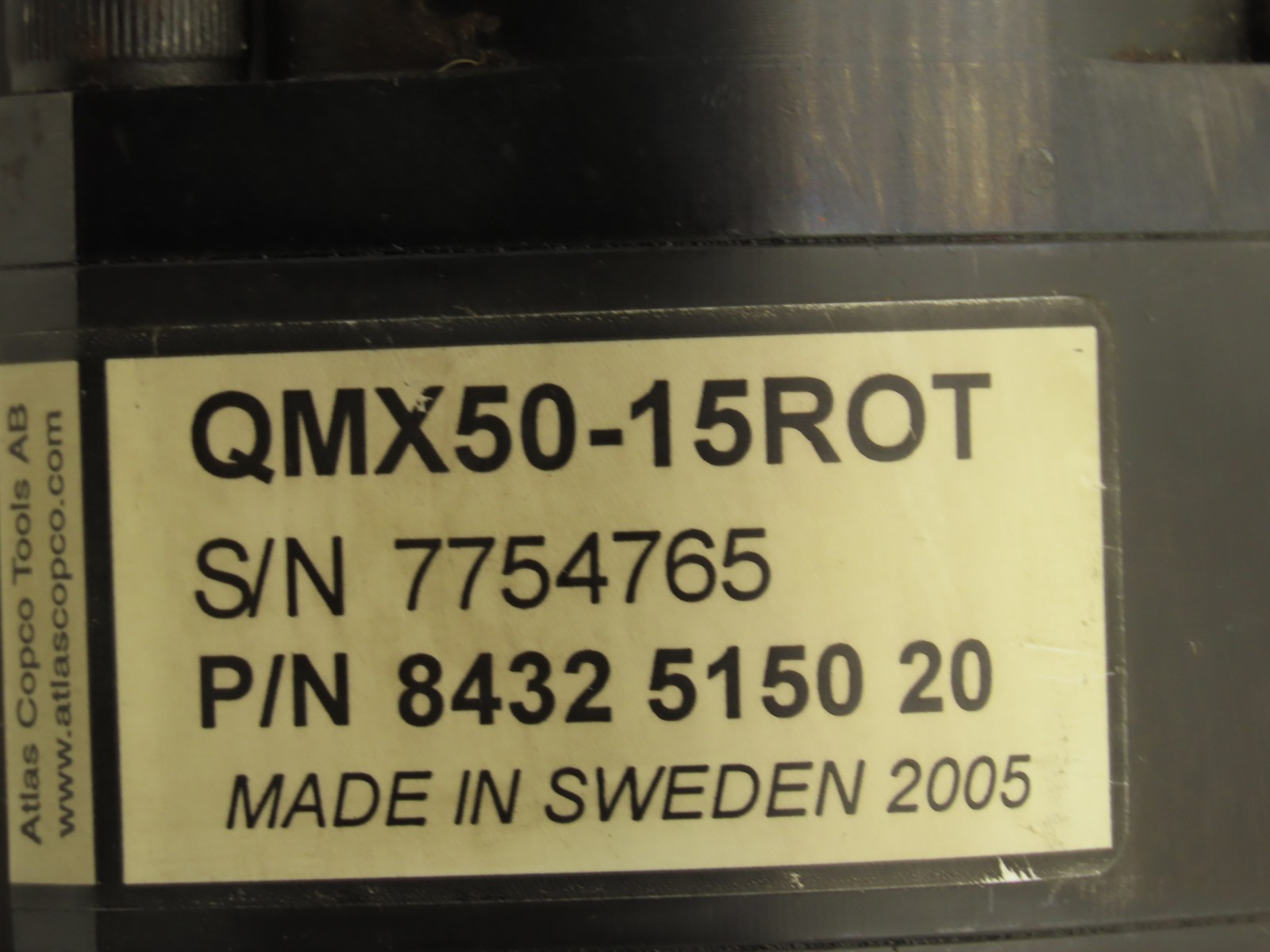 Atlas Copco 4230 1902 80 Nutrunner 1/2" Nut Driver 26" Overall Offset