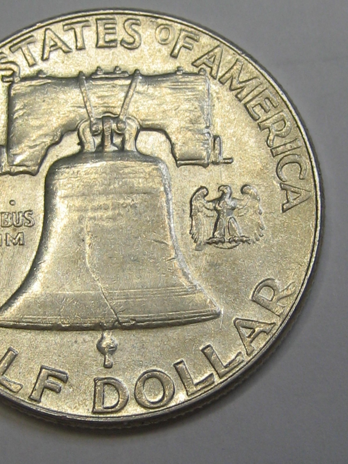 1955 Silver Half dollar "Bugs Bunny" in AU circulated condition.