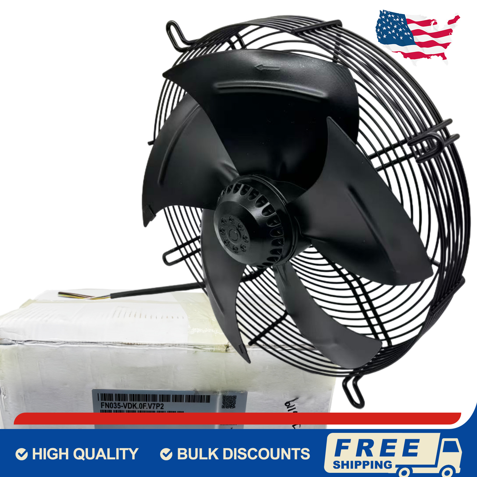 Brand New 1Pcs  FN035-VDK.0F.V7P2 for Ziehl-abegg Axial-Flow Fan
