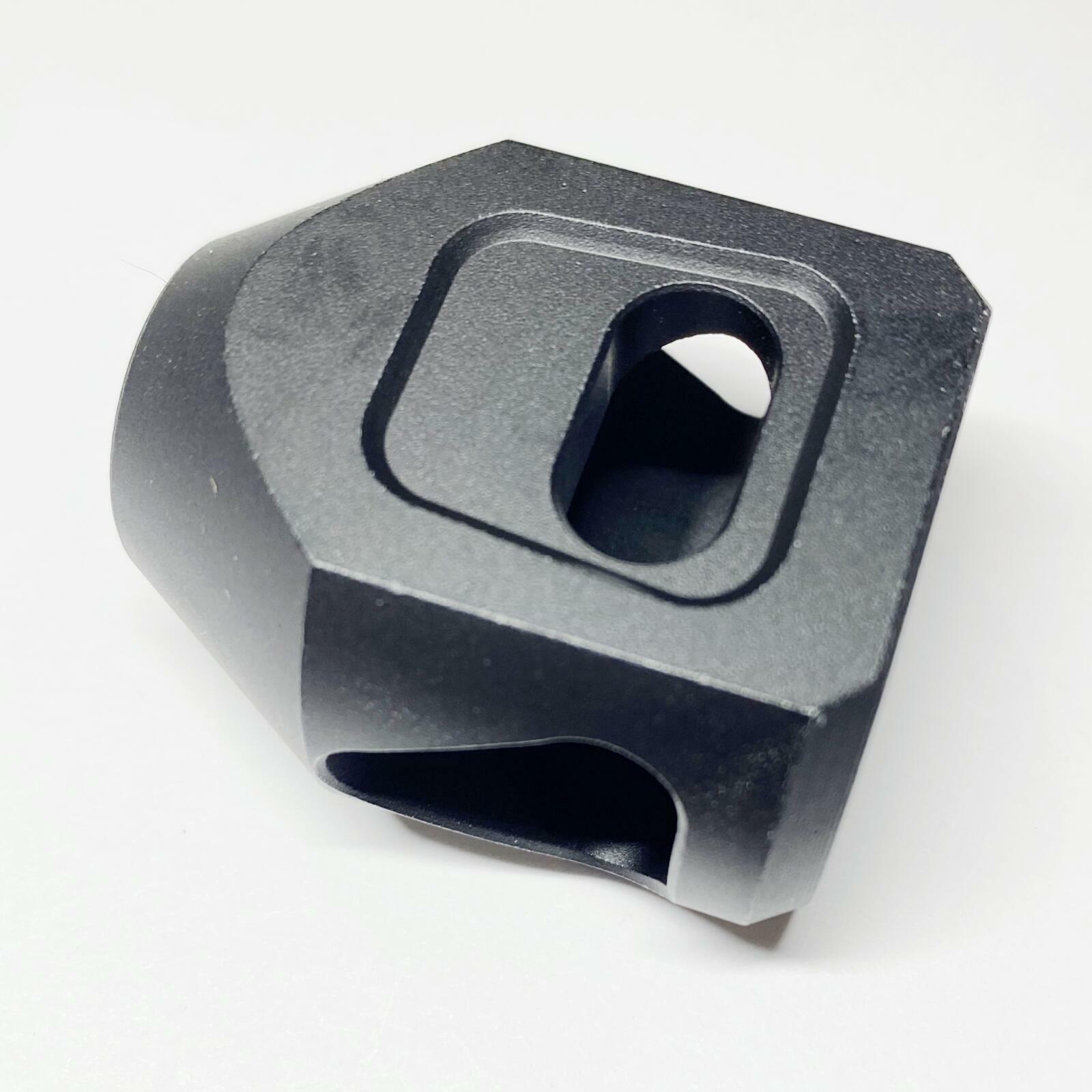 Muzzle Brake Mini Tanker Style Triangular 1/2x28 TPI for Ruger 1022 10/22