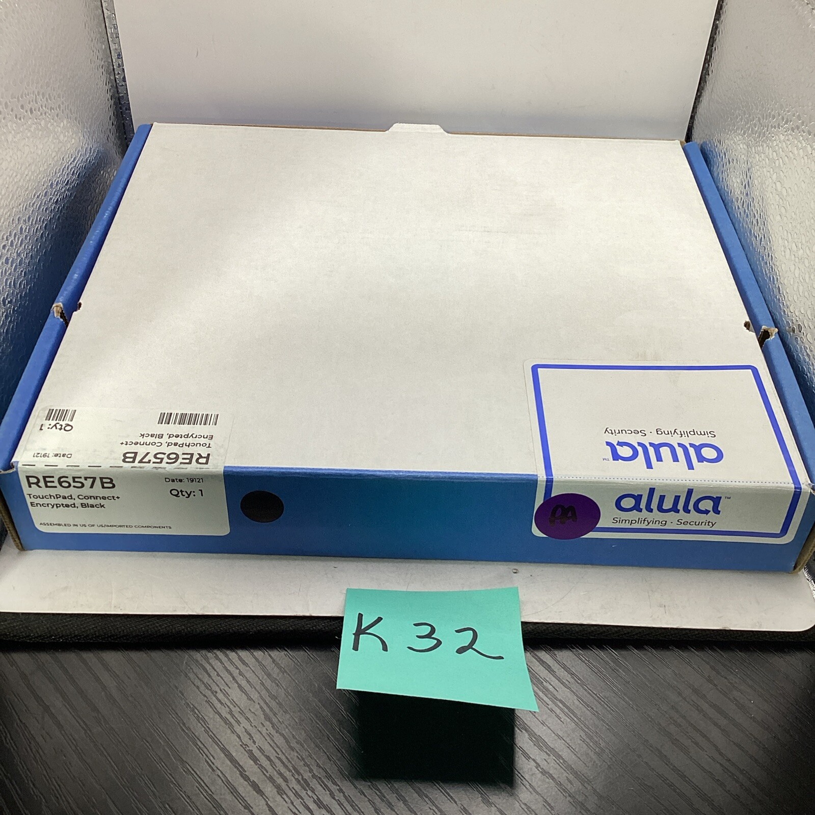 Alula RE657B TouchPad Connect+ Encrypted Black 🟣 NEW