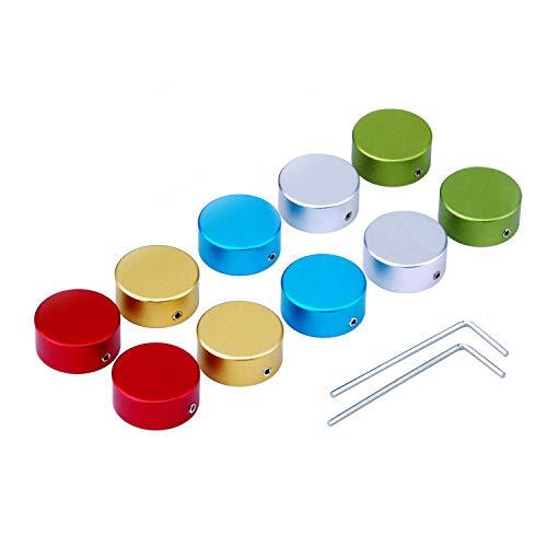 Effects Pedal Footswitch Topper,Barefoot Buttons,Guitar Nail Cap With 2PCS