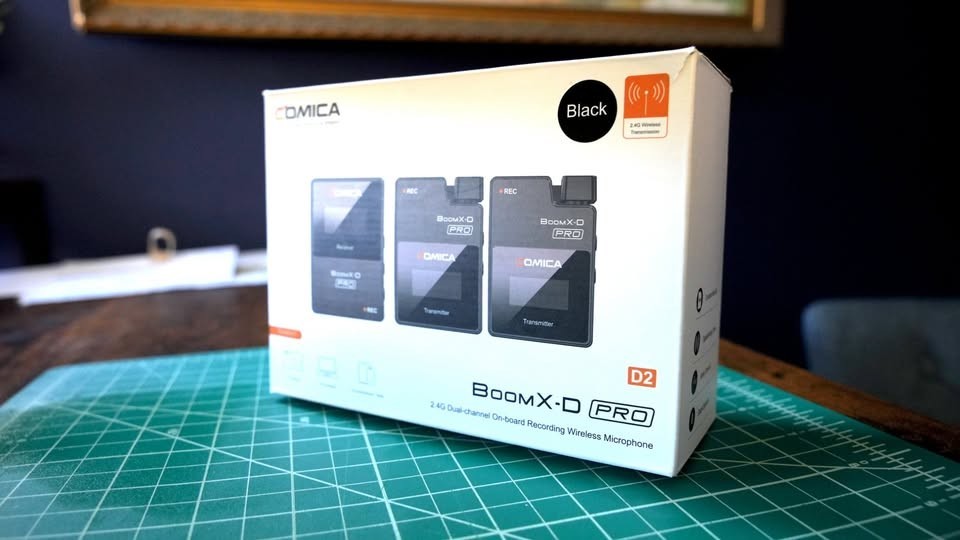 COMICA BoomX-D PRO D2 Wireless Microphone 2.4G Digital For Camera Smartphone SLR
