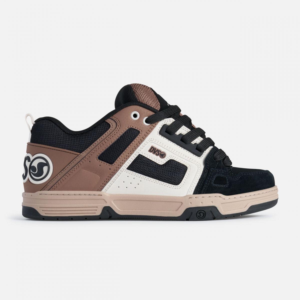 DVS Men's Comanche Skate Shoe Black/Taupe/Brown - DV01312003, Black/Taupe/Brown