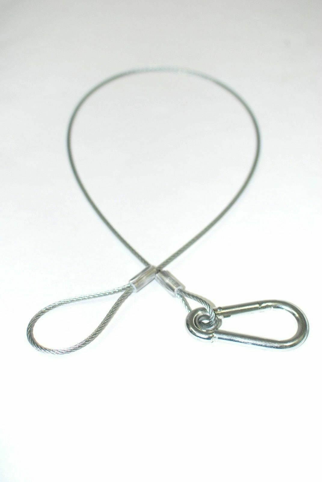25 Safety Cable Silver 30"   dj etc stage lighting aultman