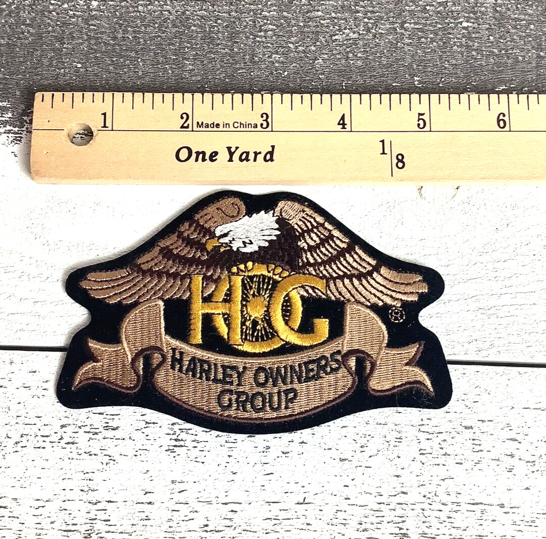 Harley Owners Group Patch 4.5" Embroidered