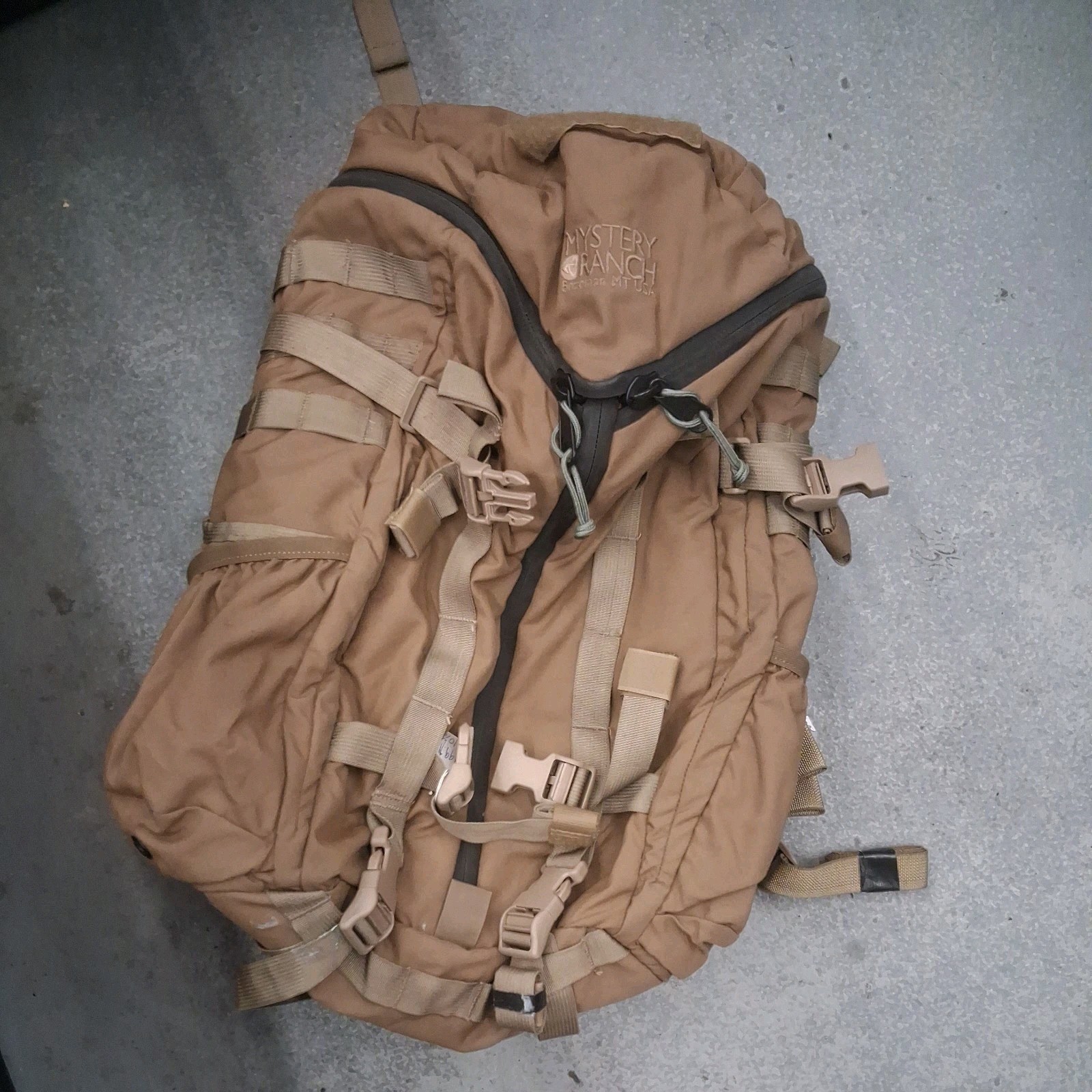 Mystery Ranch 3 Day medium Assault pack Coyote Tactical Military Used SOF EOD
