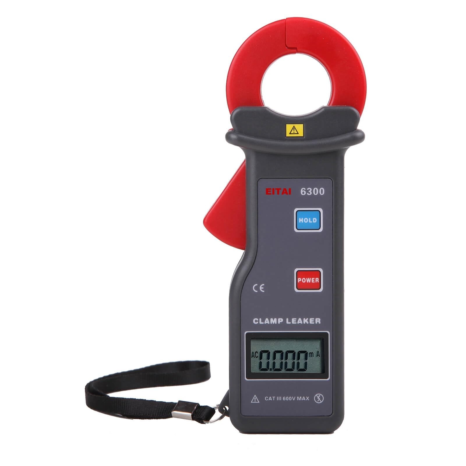 EITAI6300 Digital Leakage Low Current Clamp Meter, 1uA Resolution, 0.001mA-60...