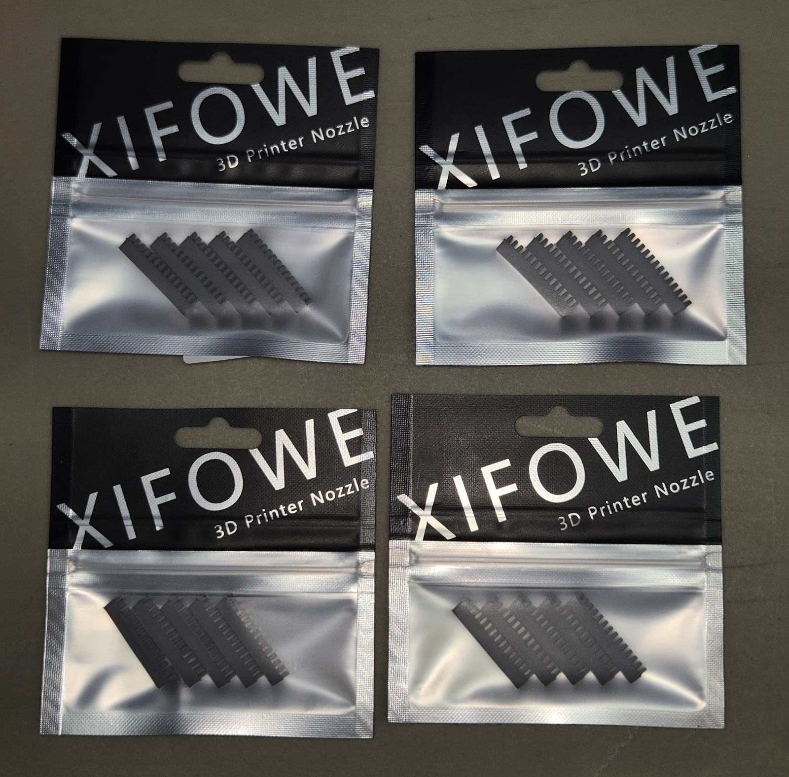 XIFOWE Heatbed Mounted Silicone Nozzle Brush 3D Printer A1 Replacement Kits