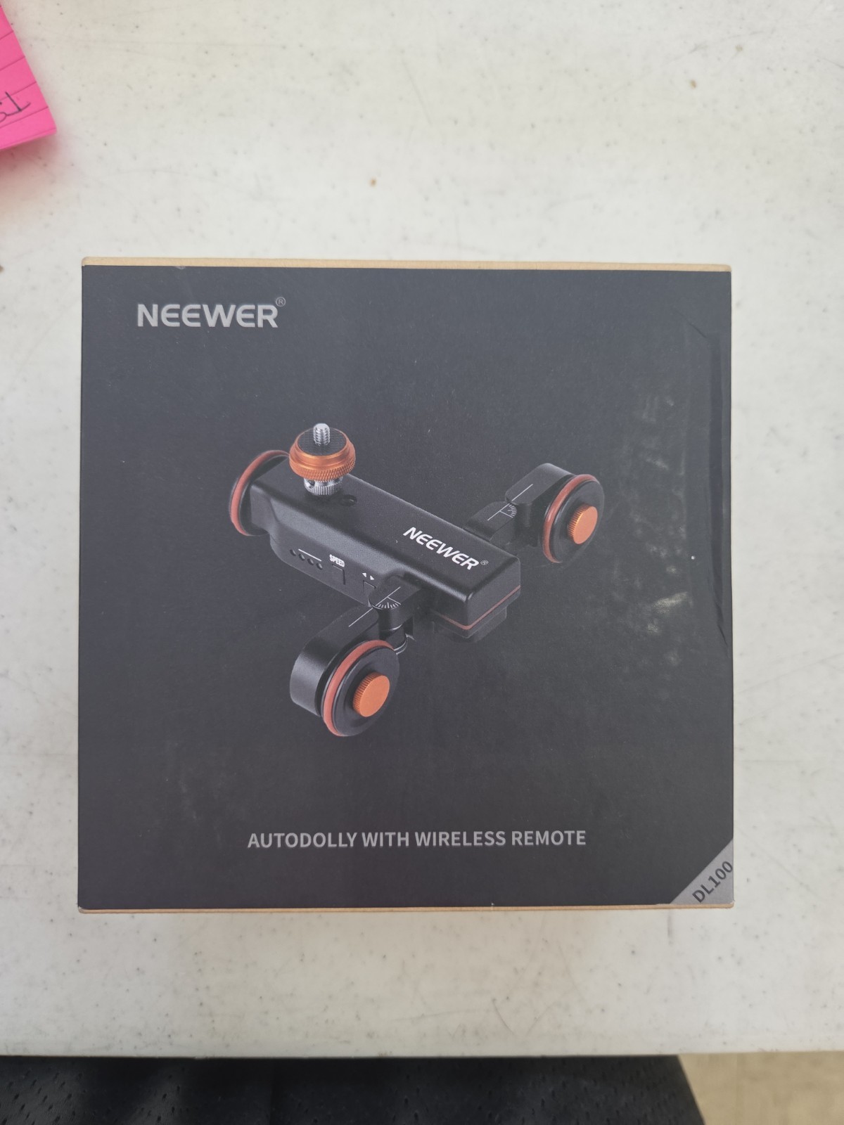 Neewer 3 Wheels Wireless Video Camera Dolly, 3 Speed Motorized Electric Track...