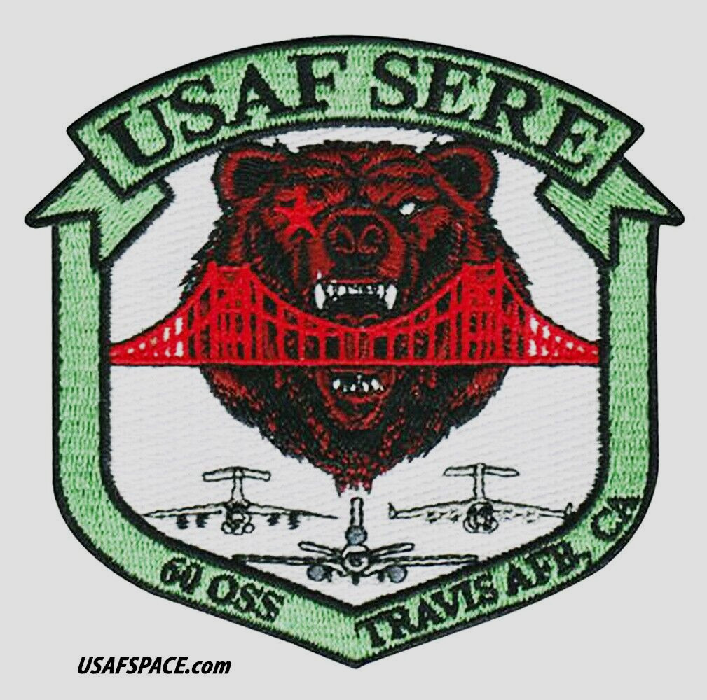 USAF SERE-Survival, Evasion, Resistance, Escape-60th OSS Travis AFB, CA-PATCH