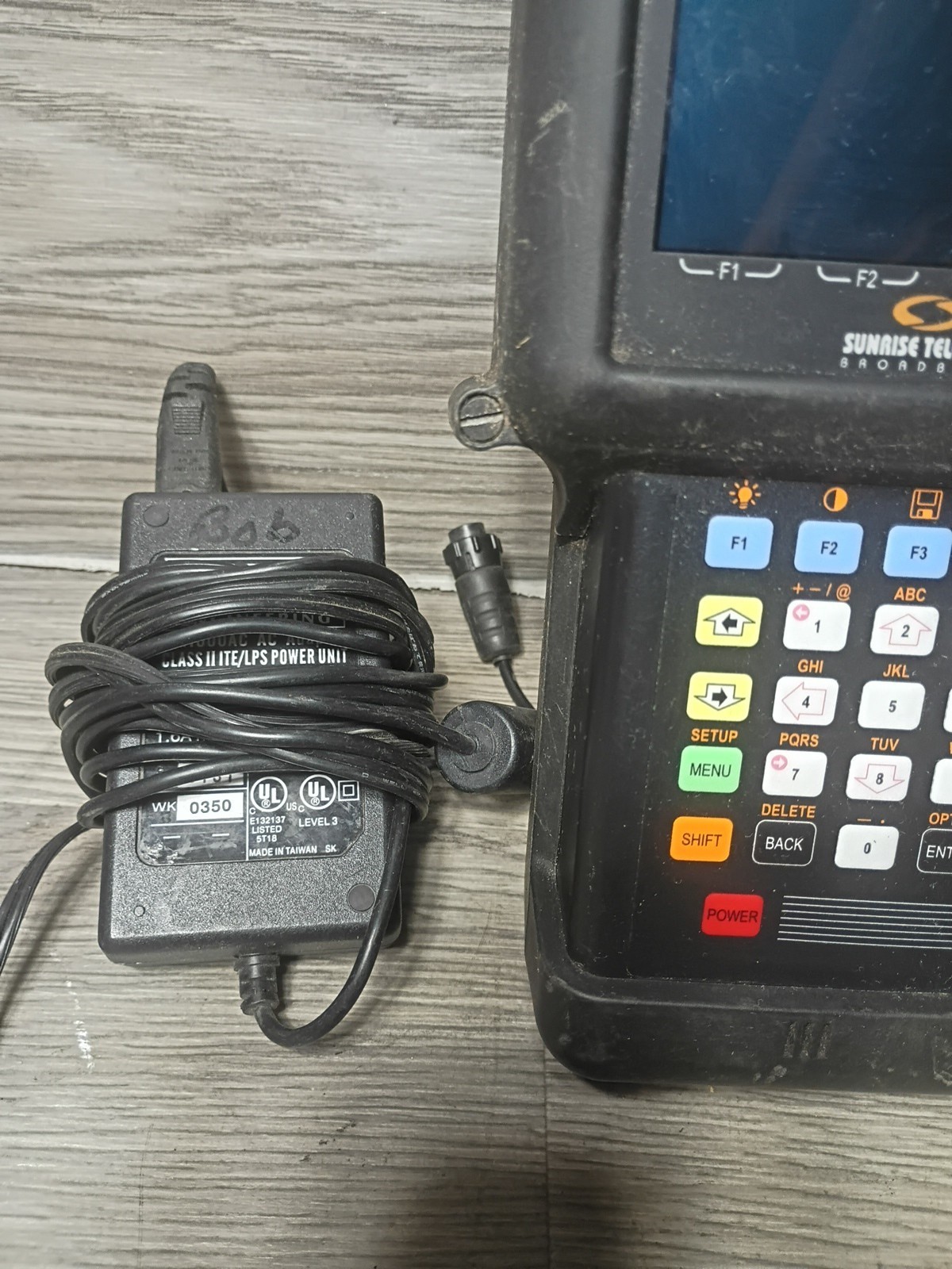 Sunrise Telecom Model Number # CM 1000 Cable Tester With Cord