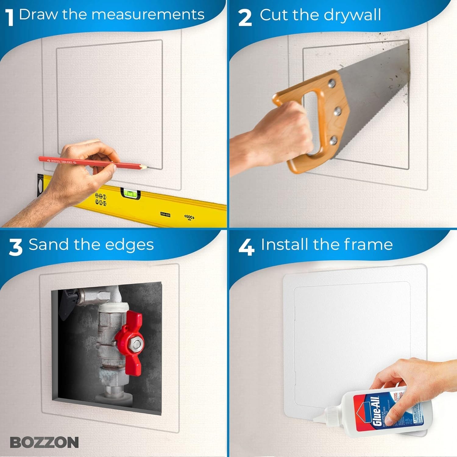 White Access Panel for Wall & Ceiling - Durable