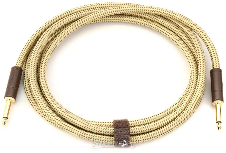 Fender Deluxe Series Tweed Instrument Cable - Straight to Straight - 10 foot