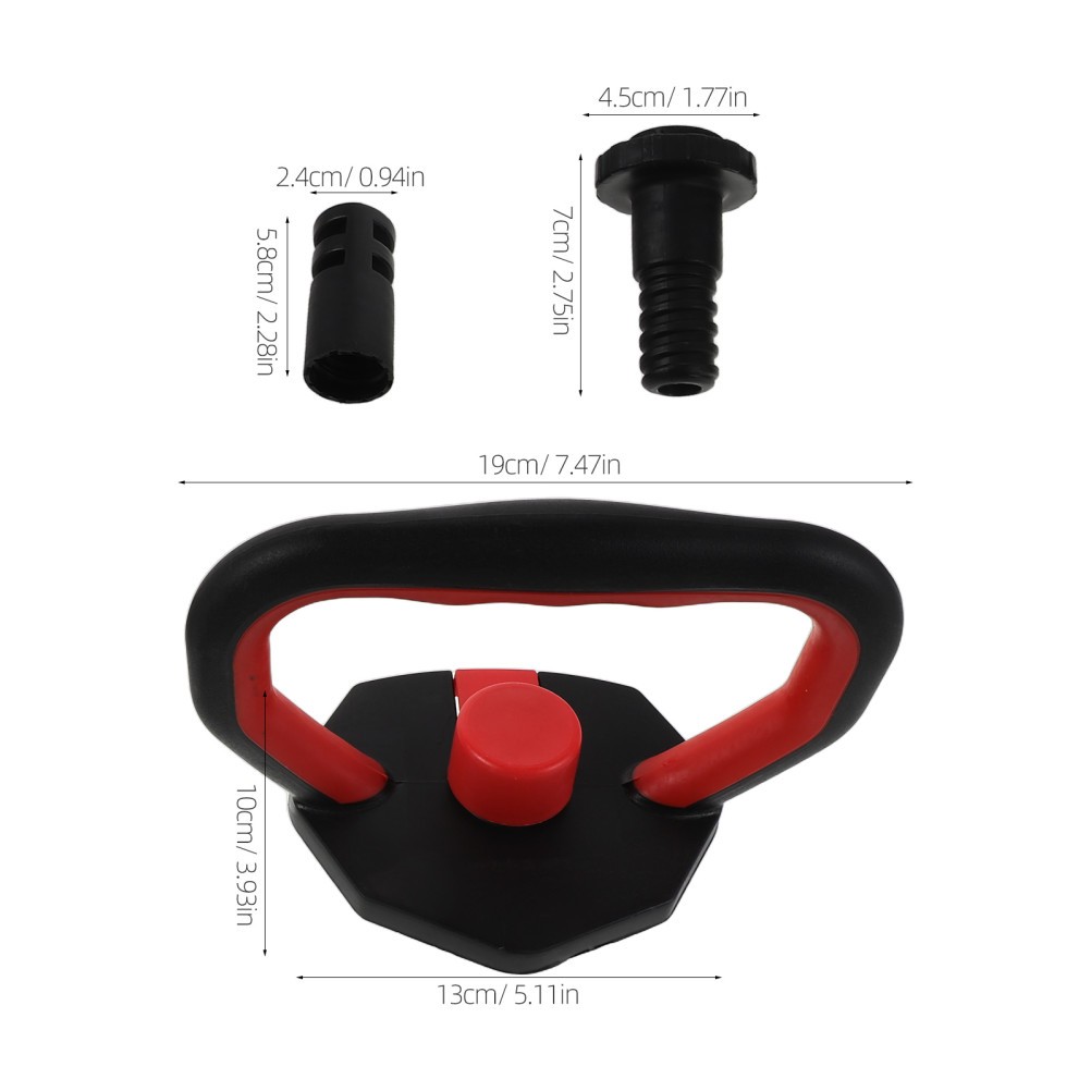 Kettlebell Dumbbell Handle: Kettlebell Attachment Kettle Grip for Weight Plates