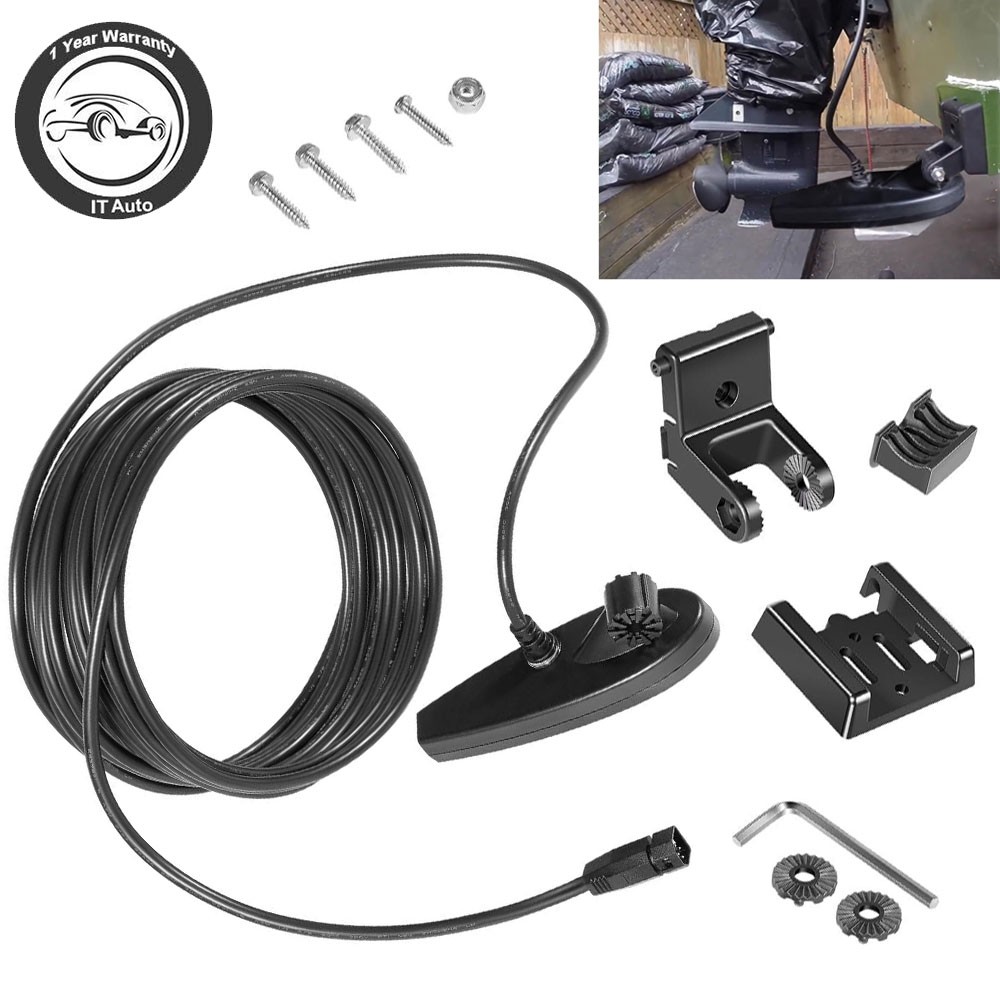 Transom Mount Transducer For Humminbird 710295-1 Helix 7/8 CHIRP MEGA DI GPS G3