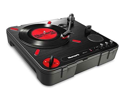 Numark scratch turntable with Built-In DJ Scratch Switch,Speaker PT01