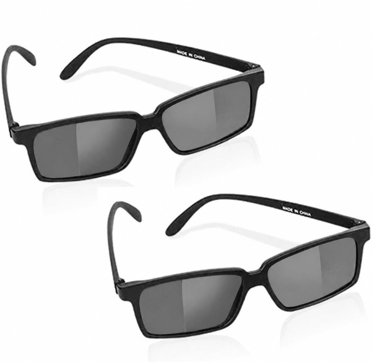 ArtCreativity Spy Glasses for Kids (Set of 3) See Behind You Medium, Black